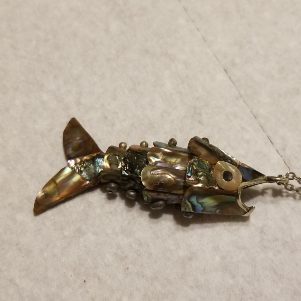 Vintage abalone fish